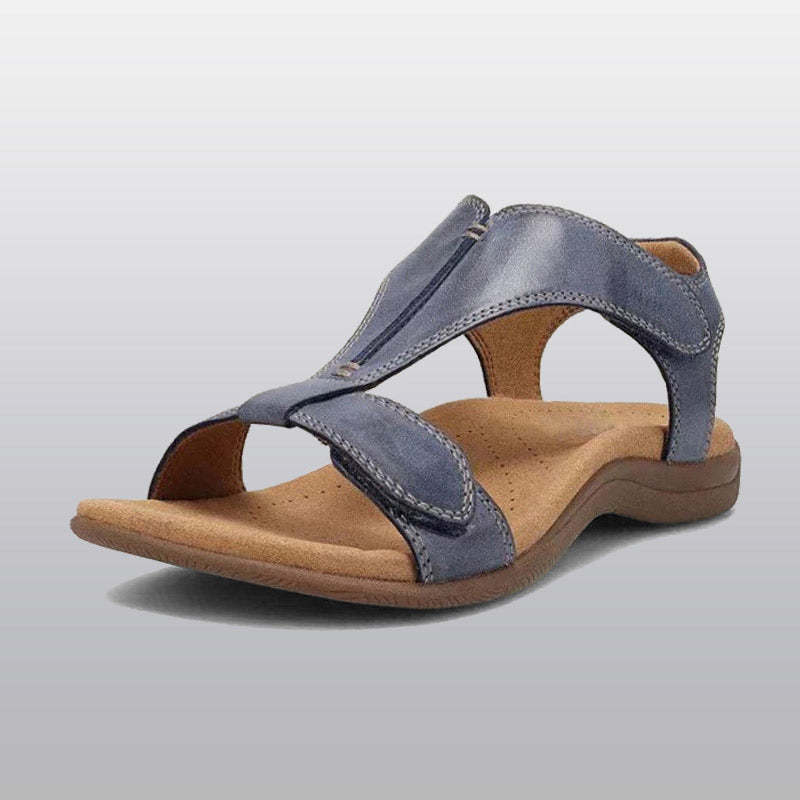 Shoeshome platte sandalen voor dames met voetboogondersteuning