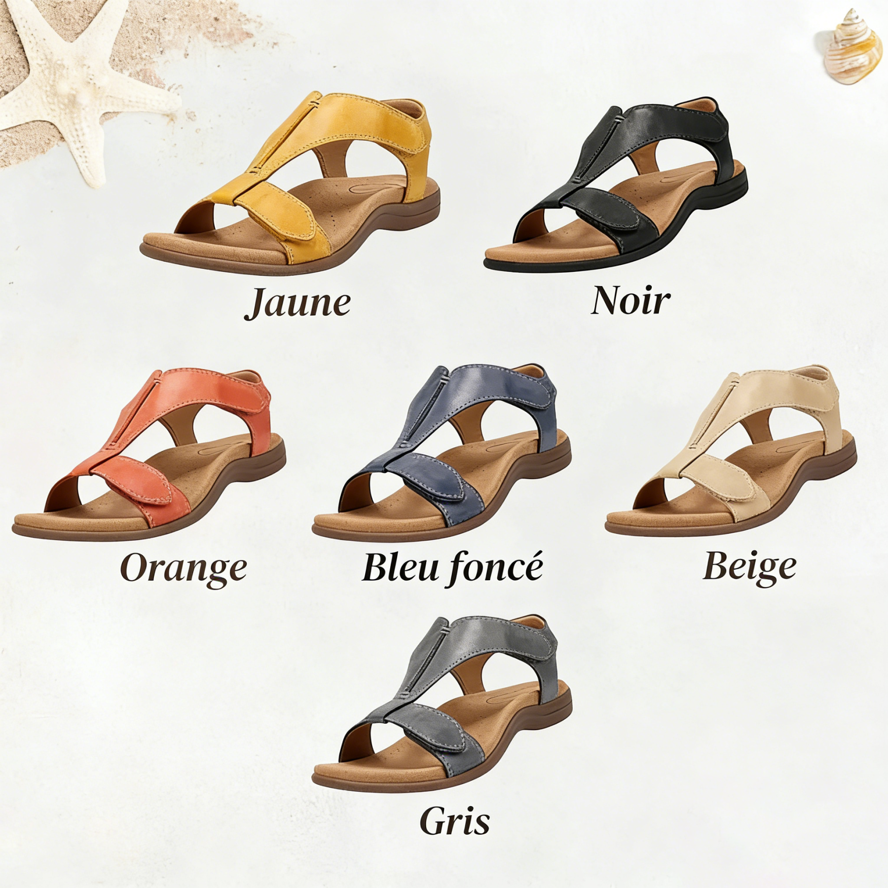 🔥DERNIER JOUR -70 %🔥Sandales orthopédiques compensées pour femmes | Adaptées à vos pieds