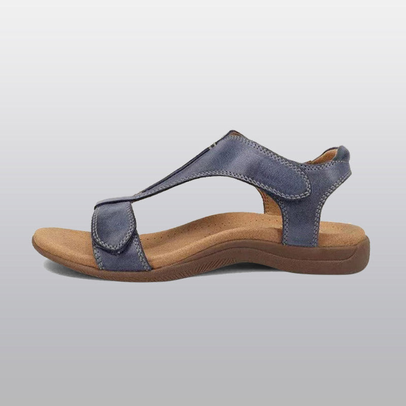 Shoeshome platte sandalen met voetboogondersteuning voor dames