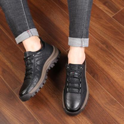 Chaussures orthopédiques légères pour hommes avec soutien de la voûte plantaire, imperméables et confortables pour la marche.