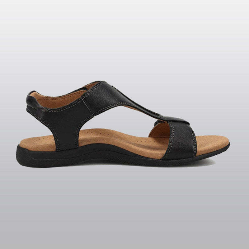 Shoeshome platte sandalen voor dames met voetboogondersteuning