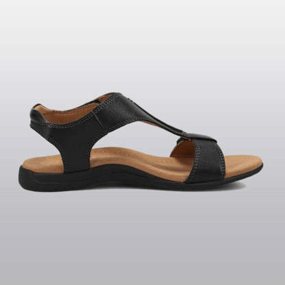Shoeshome platte sandalen voor dames met voetboogondersteuning