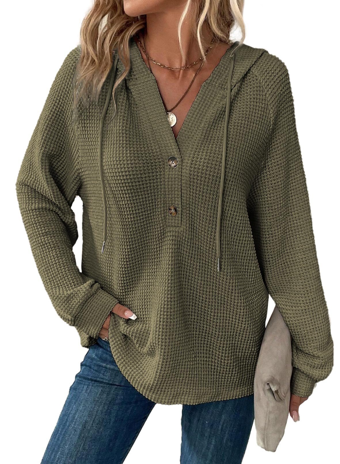 🔥 Sweatshirt décontracté à manches longues pour femme en tricot