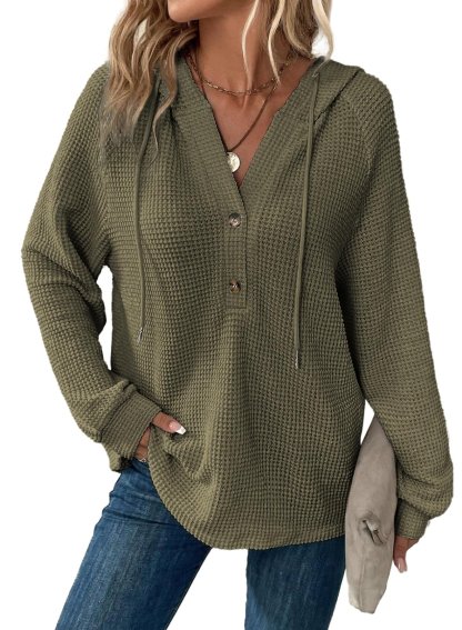 🔥 Sweatshirt décontracté à manches longues pour femme en tricot