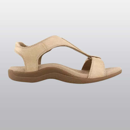 Shoeshome platte sandalen voor dames met voetboogondersteuning