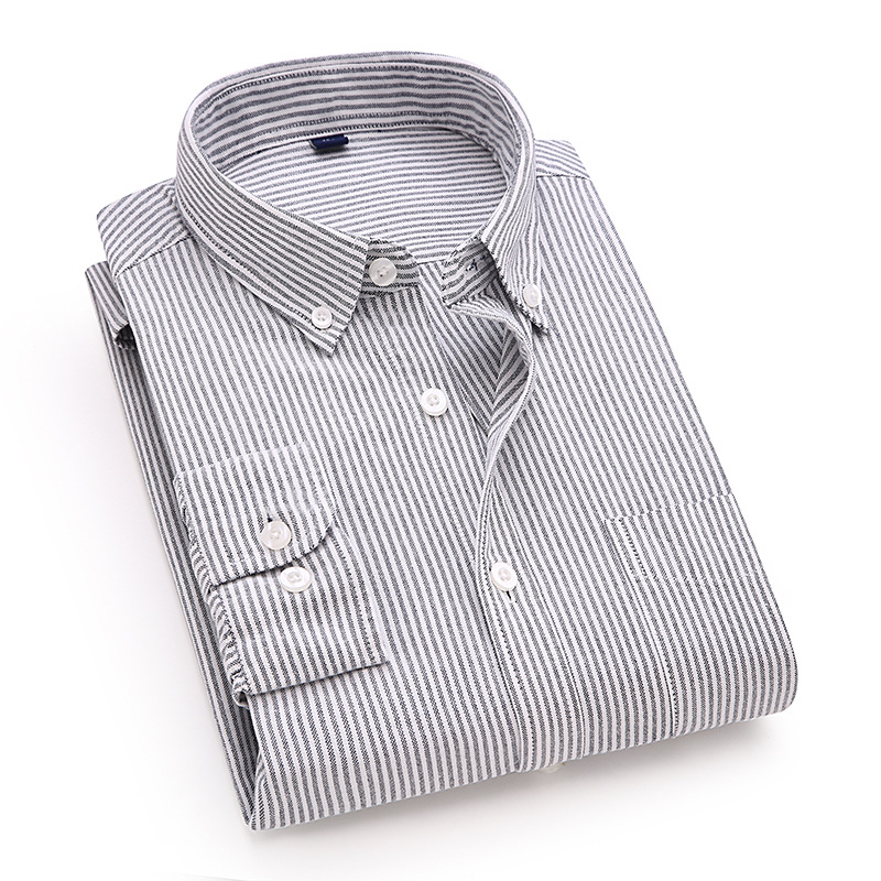 Chemise En Coton Oxford Résistante Aux Plis Pour Homme