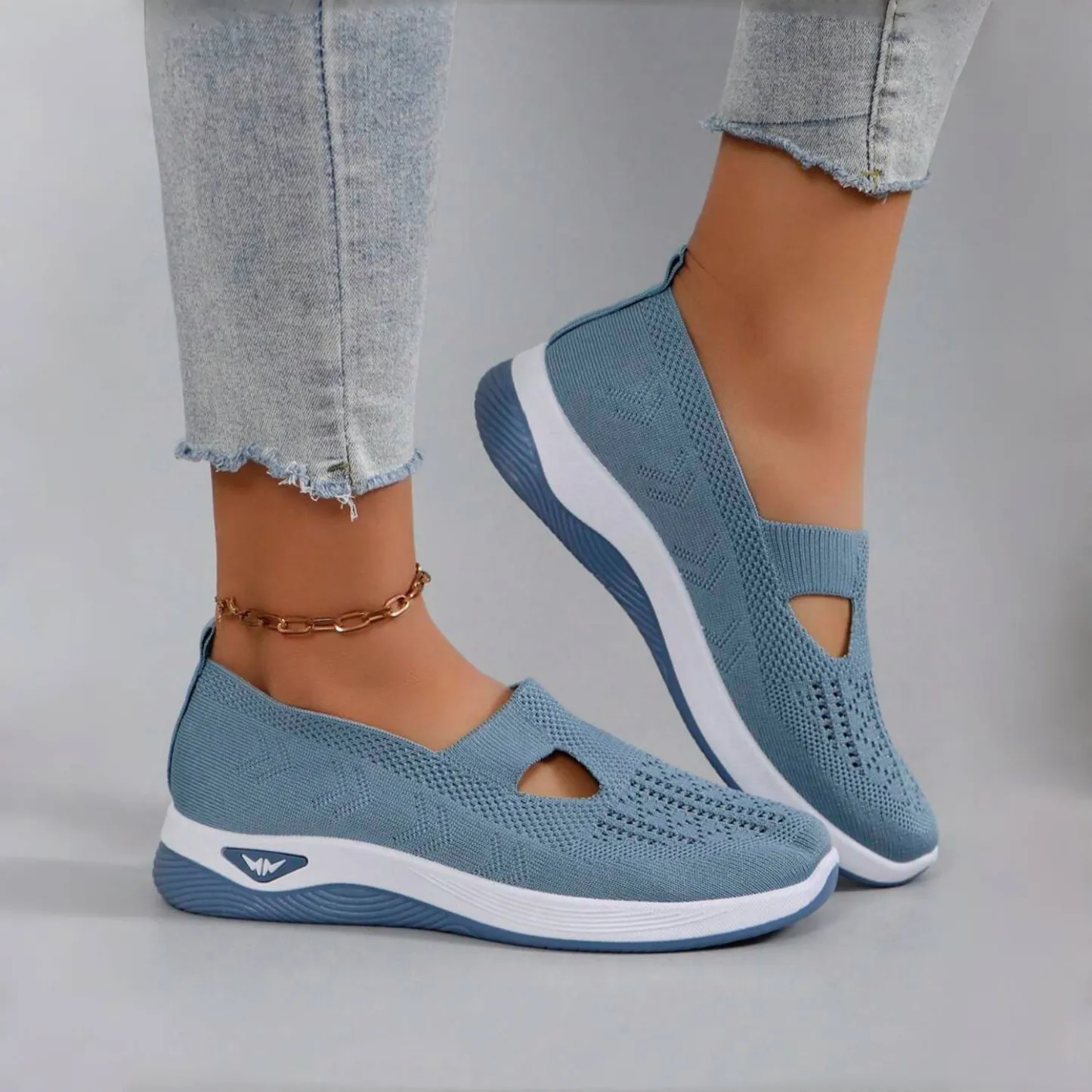 🔥Laatste dag van de promotie - 70% KORTING🔥 - Comfortabele en ademende gebreide sneakers voor dames