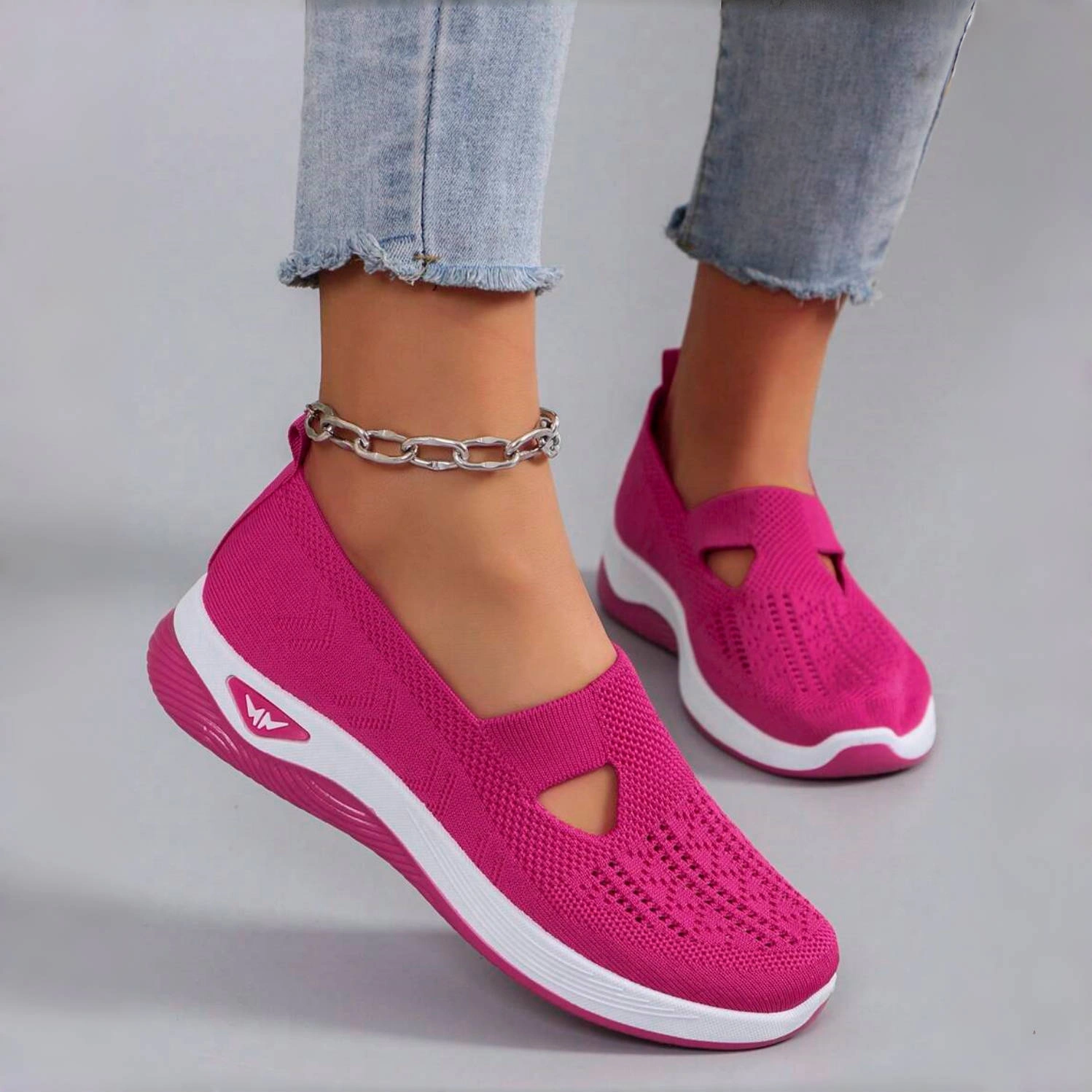 🔥Laatste dag van de promotie - 70% KORTING🔥 - Comfortabele en ademende gebreide sneakers voor dames
