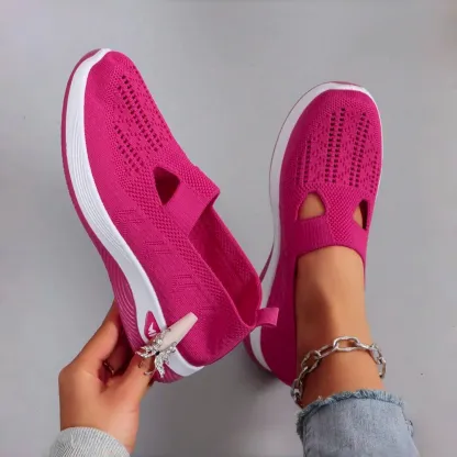 🔥Laatste dag van de promotie - 70% KORTING🔥 - Comfortabele en ademende gebreide sneakers voor dames