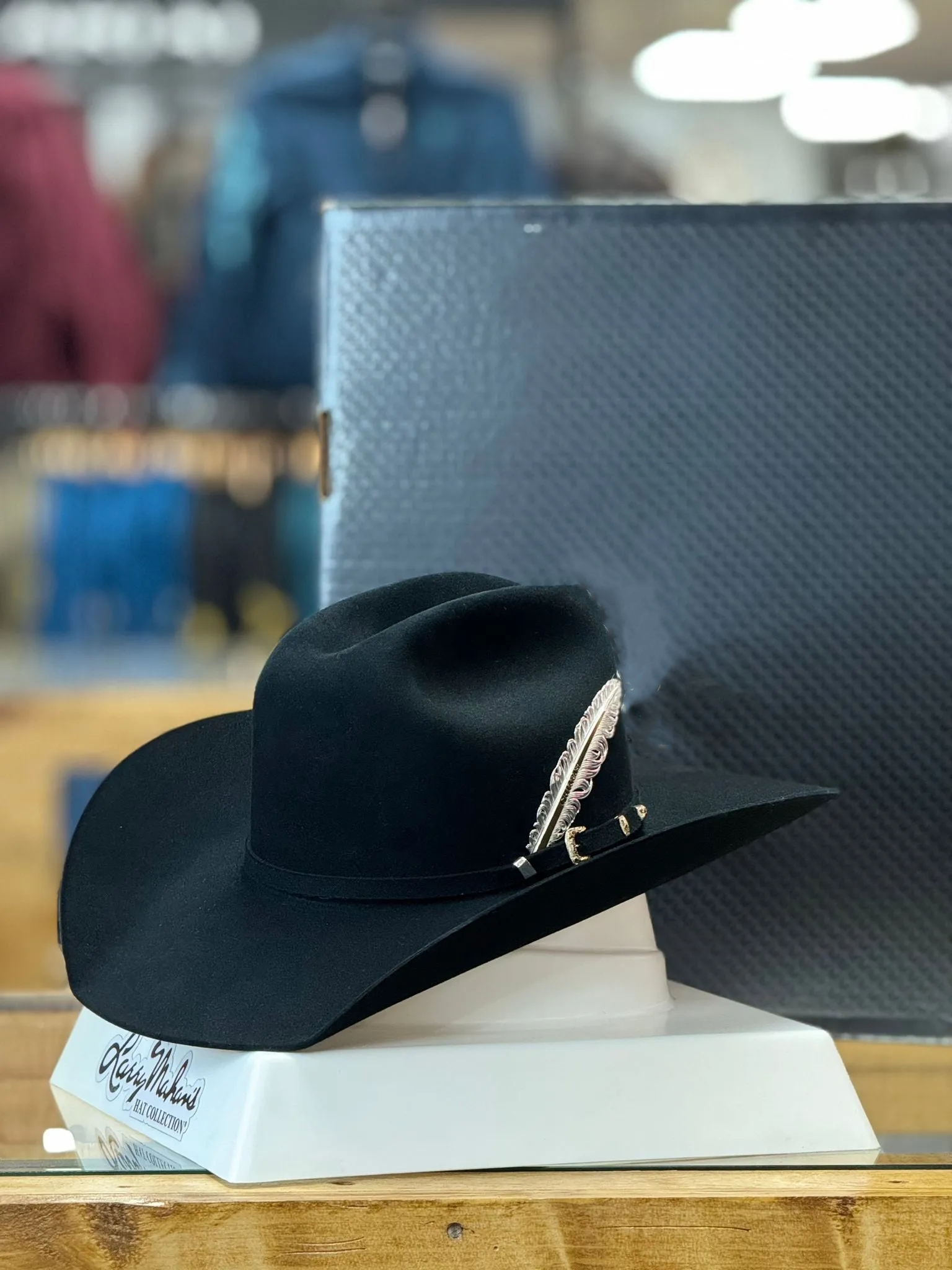 Zwarte El Patron cowboyhoed