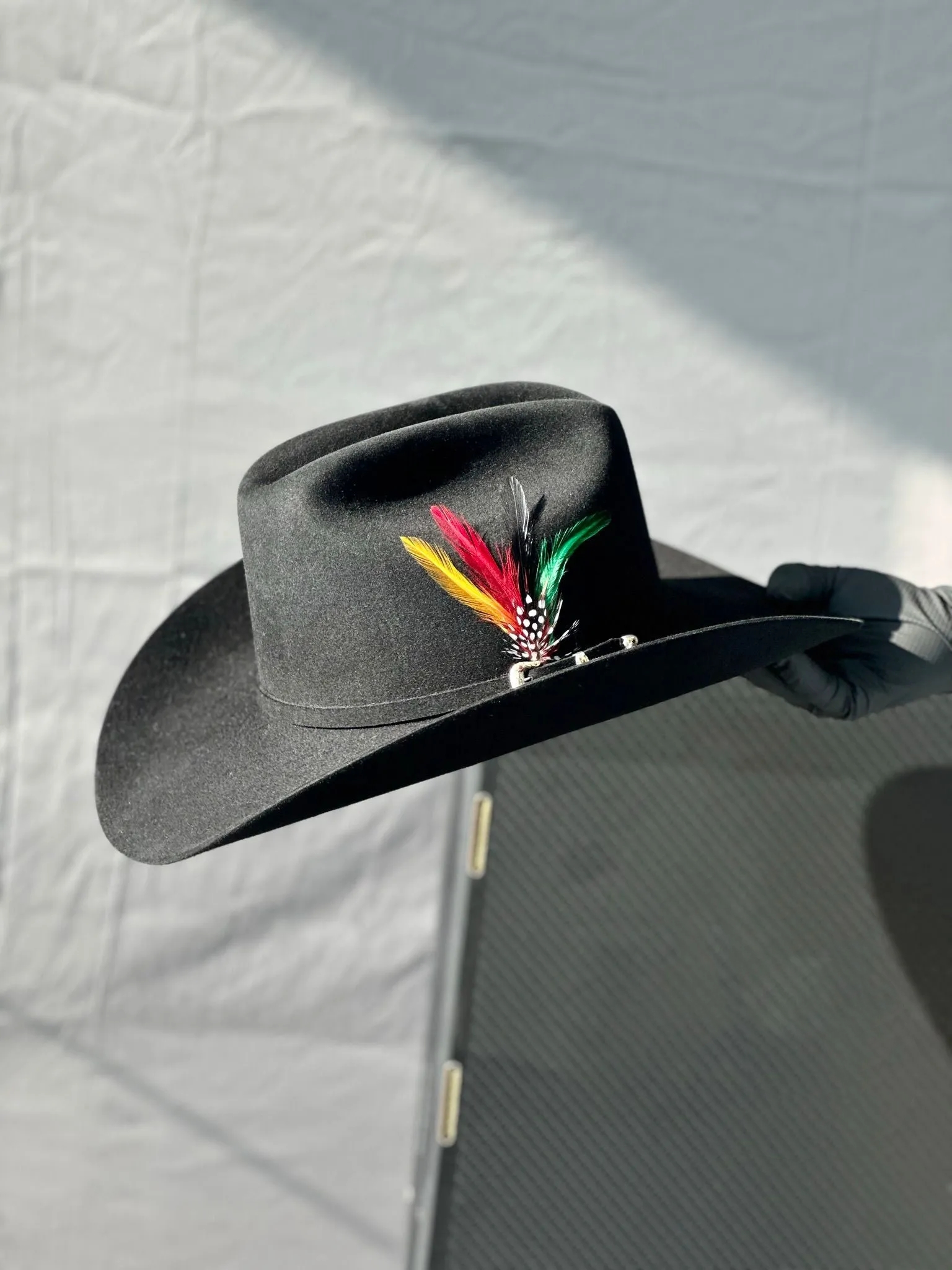 Zwarte El Patron cowboyhoed