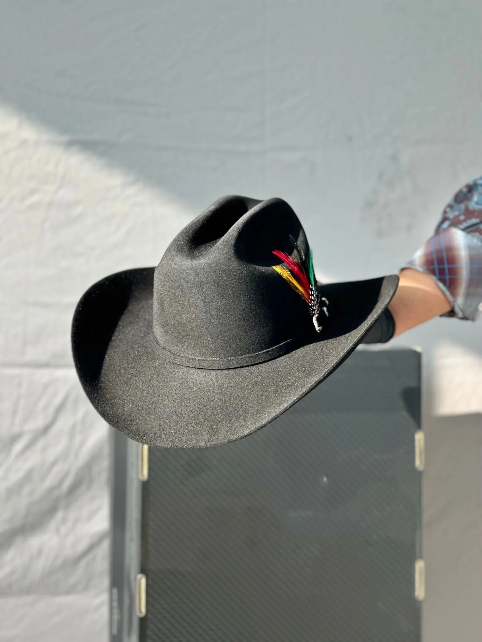Zwarte El Patron cowboyhoed