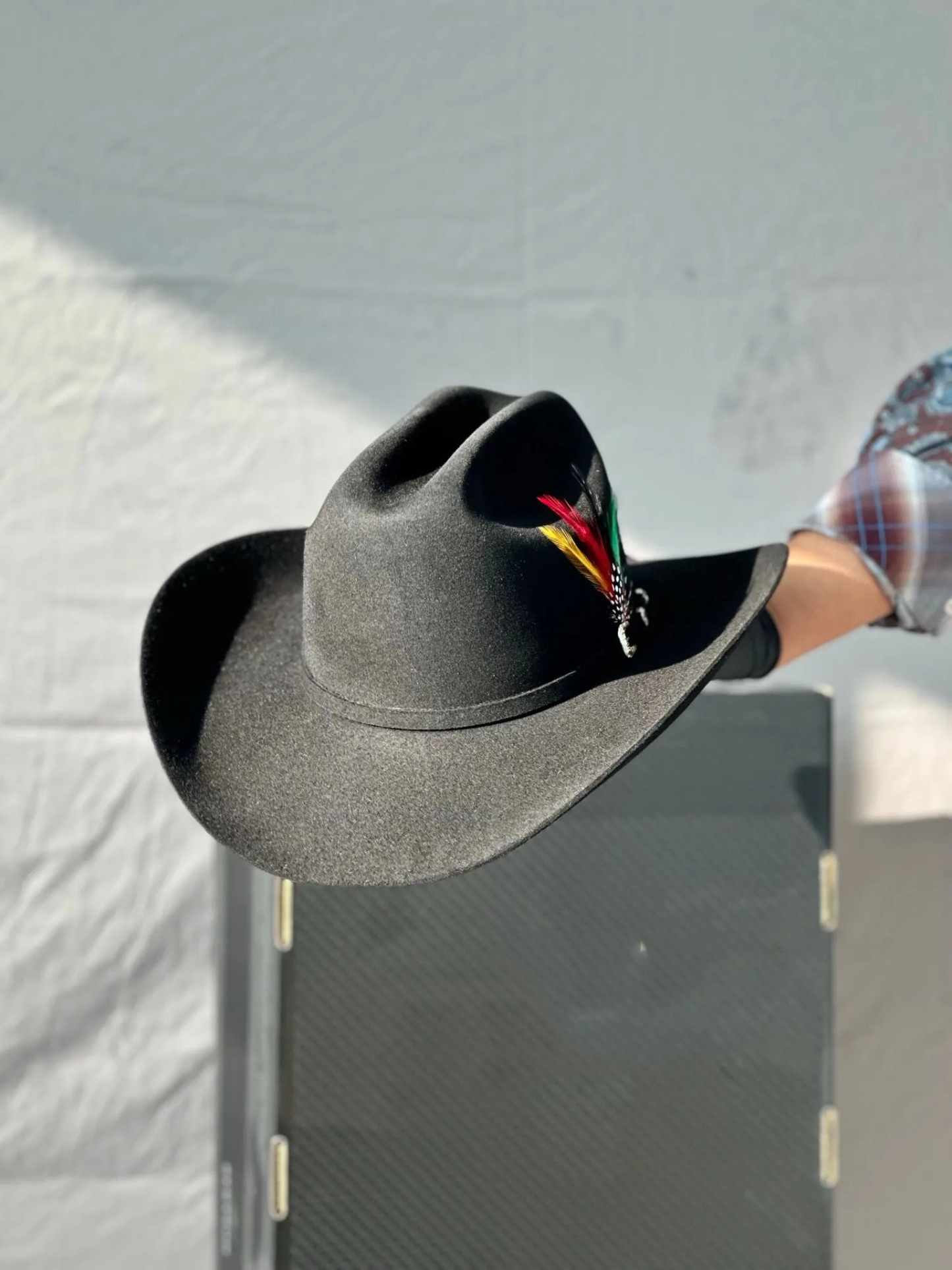 Zwarte El Patron cowboyhoed