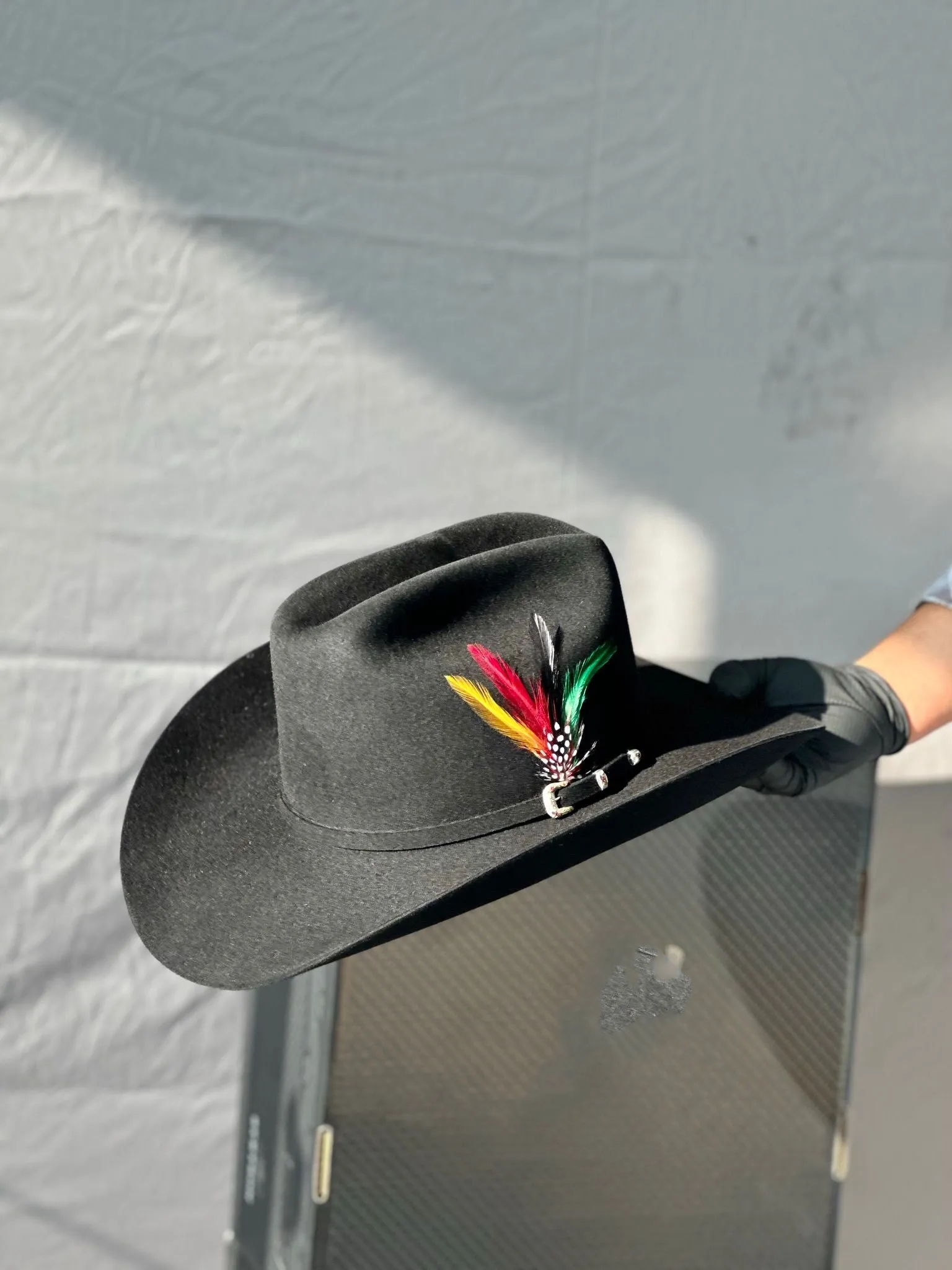 Zwarte El Patron cowboyhoed