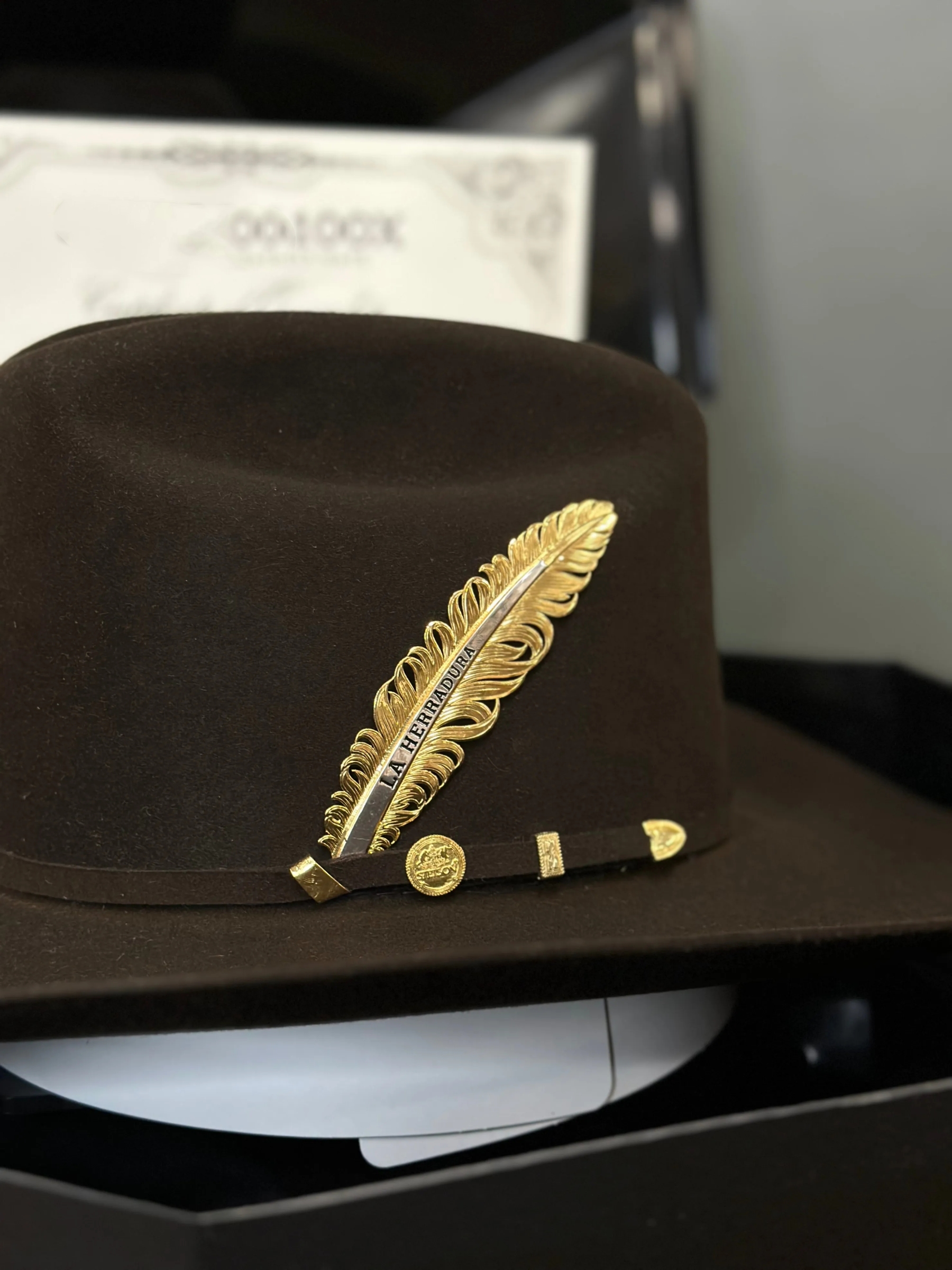 Cowboy Hat 100x Président Chocolate Copa Alta