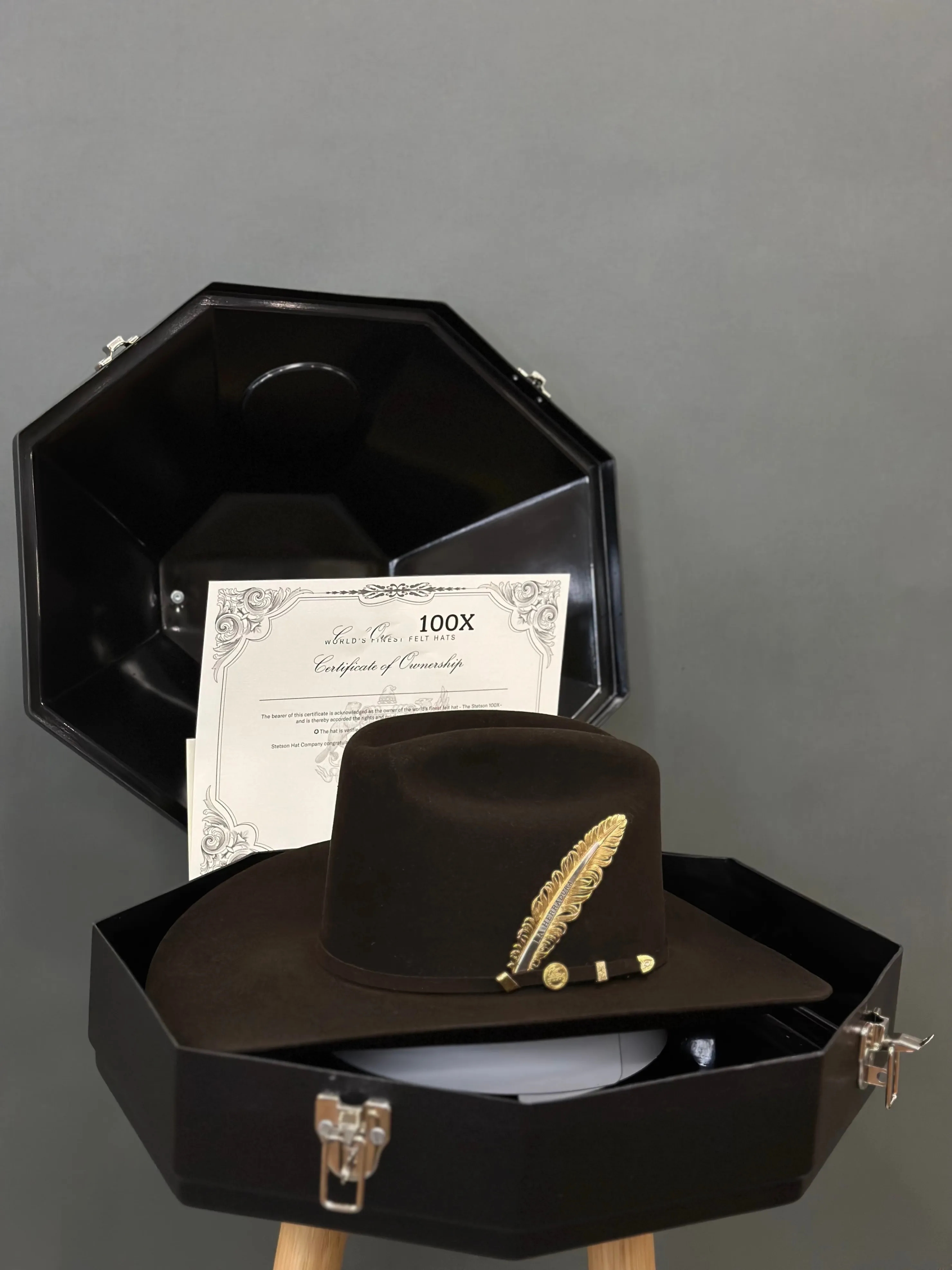 Cowboy Hat 100x Président Chocolate Copa Alta