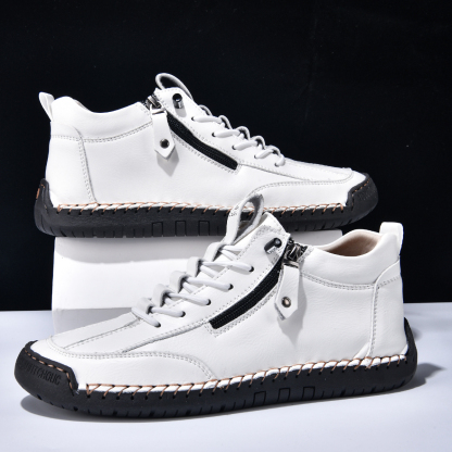 ⏰DERNIER JOUR - 70 % DE RÉDUCTION🛒Bottes décontractées en cuir pour hommes – Confortables pour la marche et la conduite