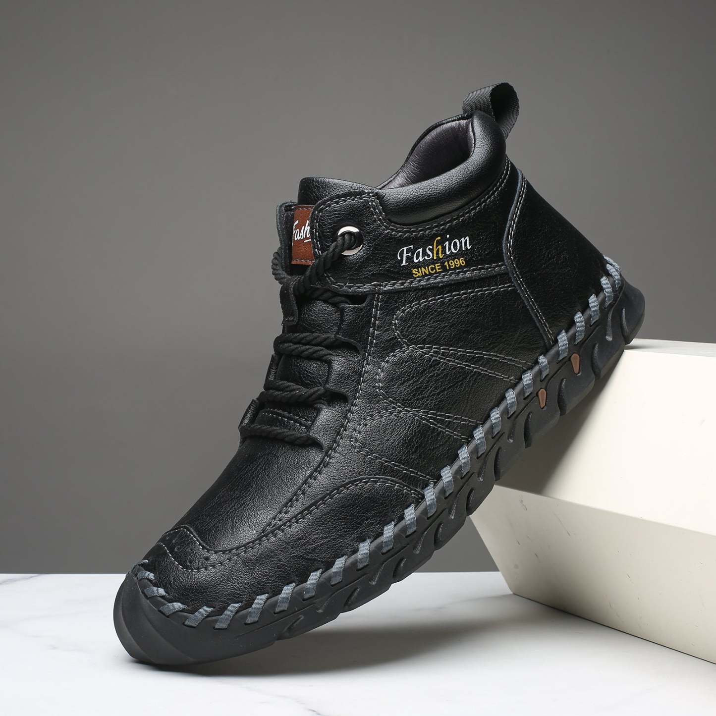 Last Day 60% OFF🔥⏱️Christmas Promotion⏱️🔥Men's Casual Leather Good Arch Support & Non-slip Outdoor  Breathable Walking Shoes