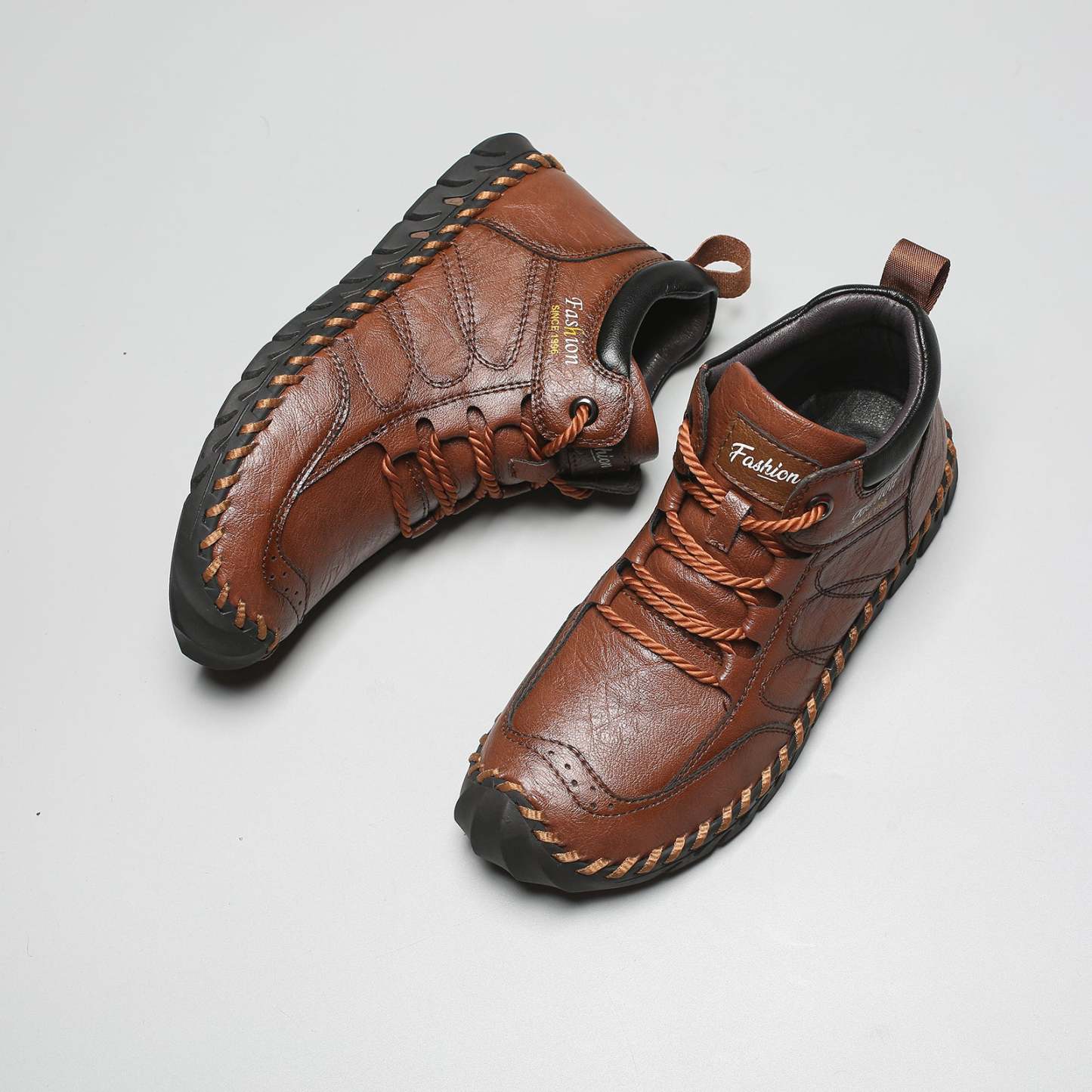 Last Day 60% OFF🔥⏱️Christmas Promotion⏱️🔥Men's Casual Leather Good Arch Support & Non-slip Outdoor  Breathable Walking Shoes