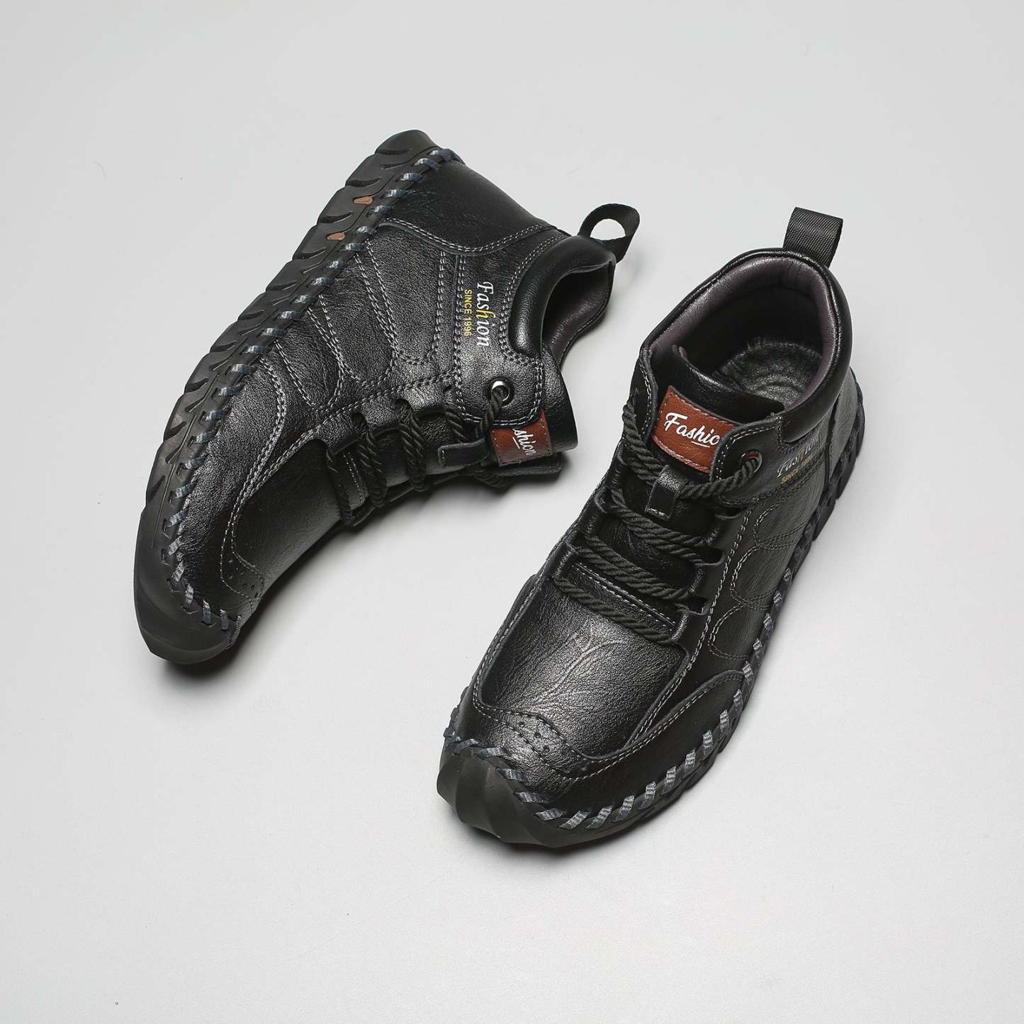 Last Day 60% OFF🔥⏱️Christmas Promotion⏱️🔥Men's Casual Leather Good Arch Support & Non-slip Outdoor  Breathable Walking Shoes