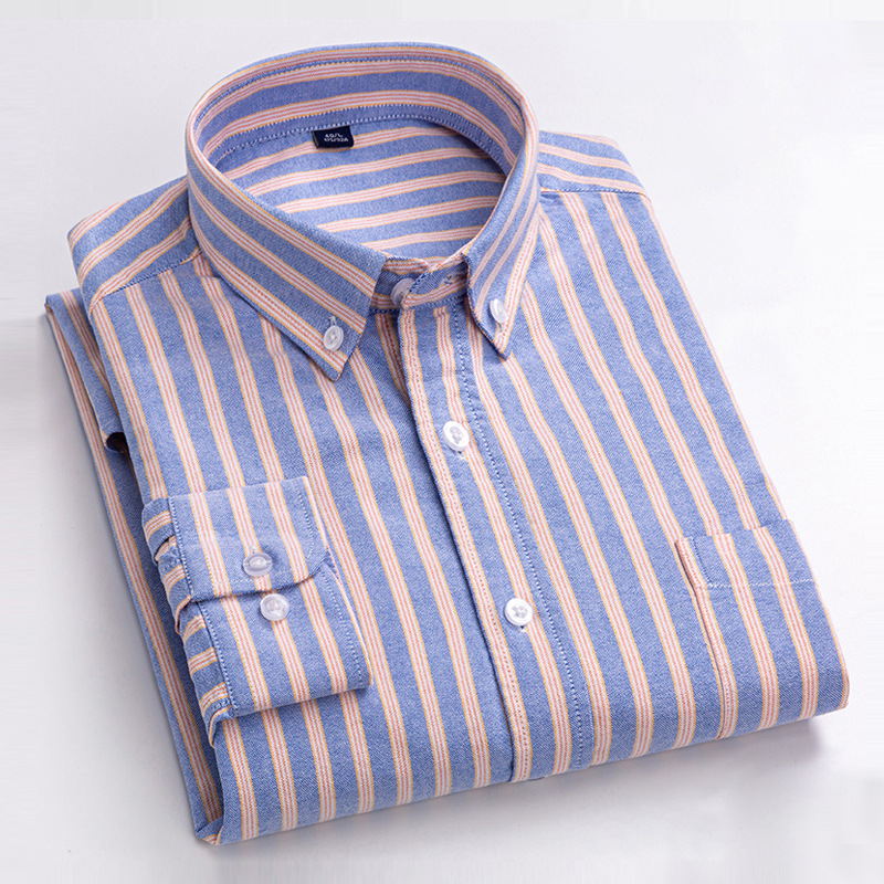 Chemise En Coton Oxford Résistante Aux Plis Pour Homme