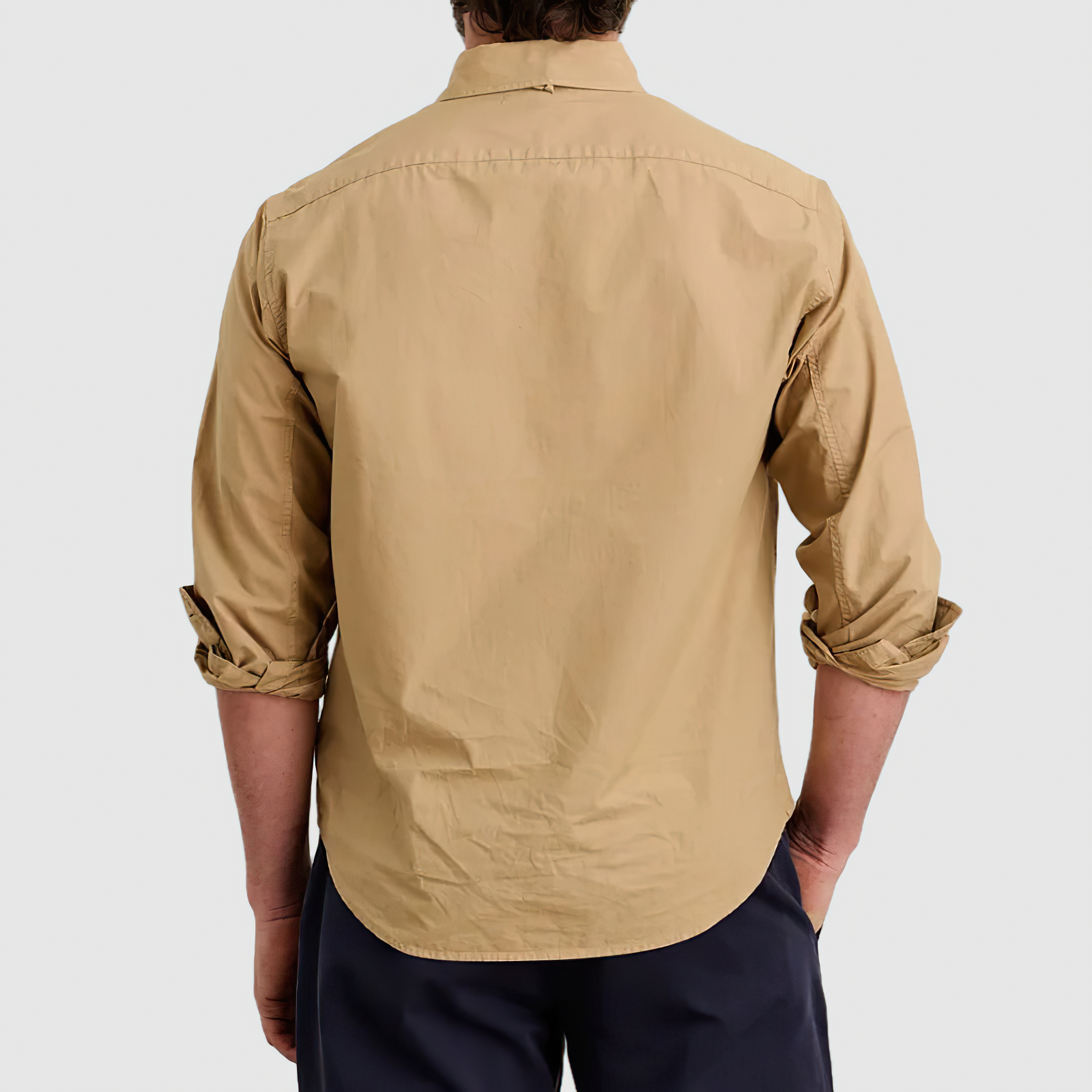 Chemise pour homme en coton peigné anti-rides