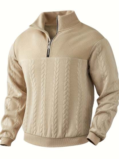 Benoît ™ | Vintage sweater met rits in een elegant ontwerp