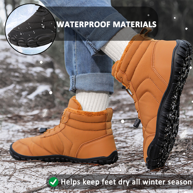 Winddichte en antislip sneeuwlaarzen, rode winter schoenen (Unisex)
