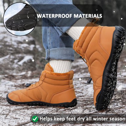 Winddichte en antislip sneeuwlaarzen, rode winter schoenen (Unisex)