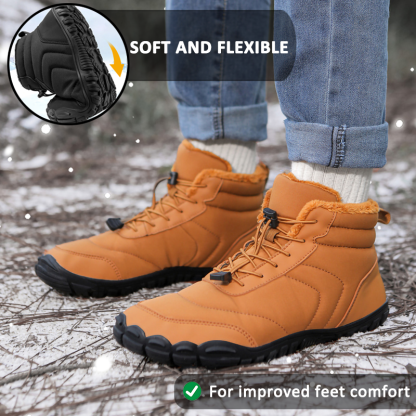Winddichte en antislip sneeuwlaarzen, rode winter schoenen (Unisex)