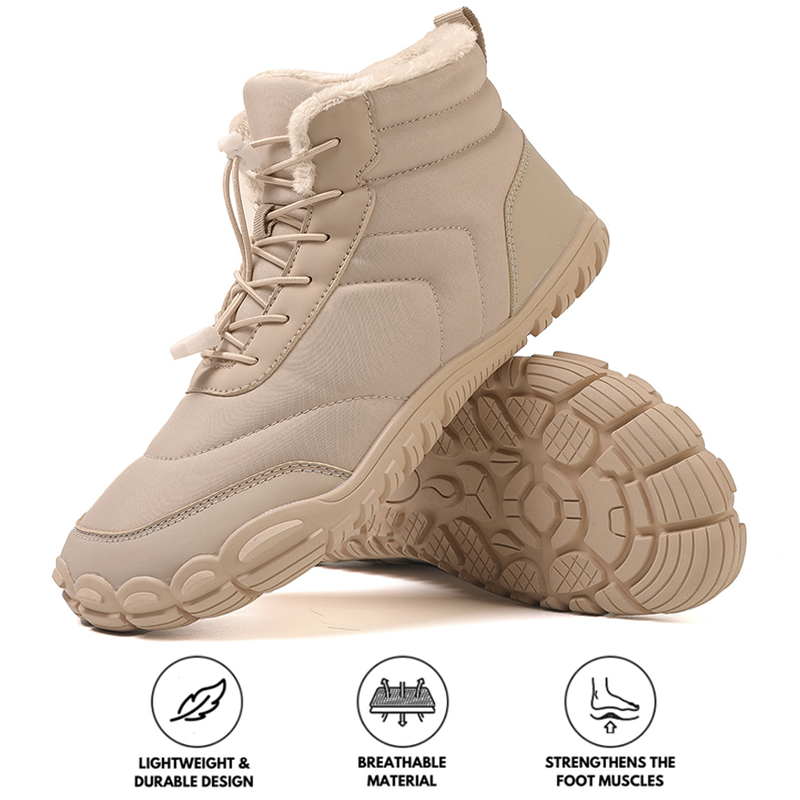 Winddichte en antislip sneeuwlaarzen, rode winter schoenen (Unisex)