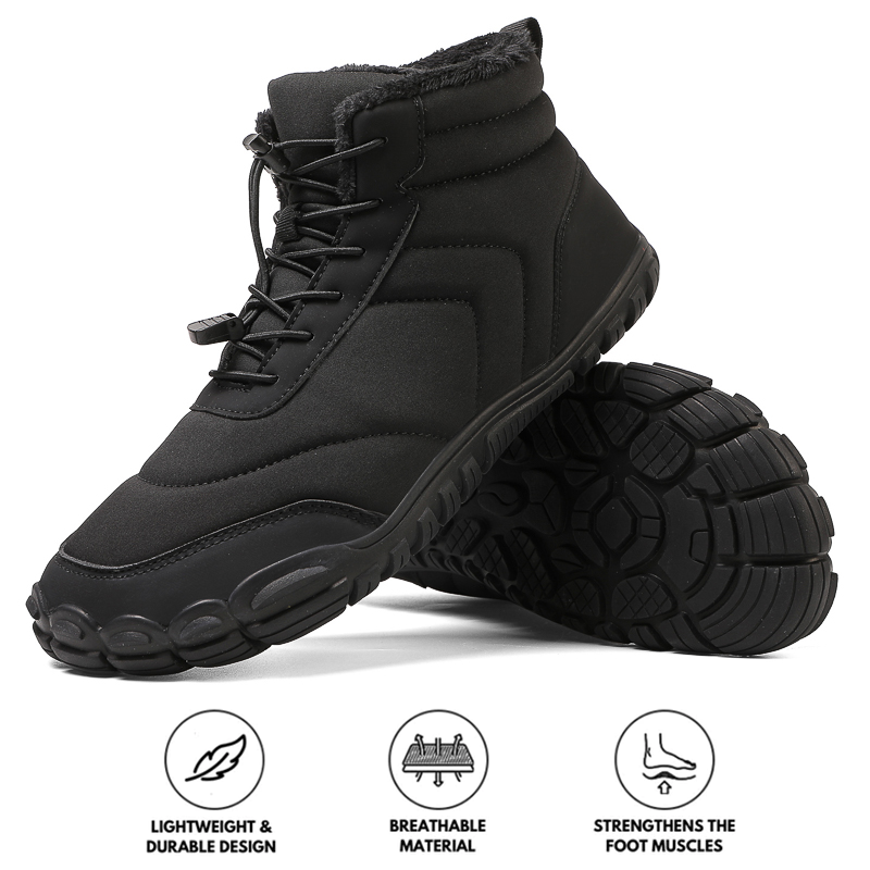 Winddichte en antislip sneeuwlaarzen, rode winter schoenen (Unisex)