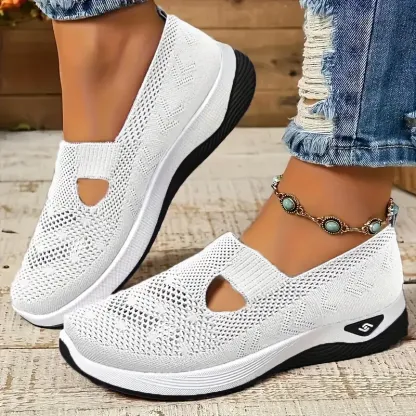 🔥Laatste dag van de promotie - 70% KORTING🔥 - Comfortabele en ademende gebreide sneakers voor dames
