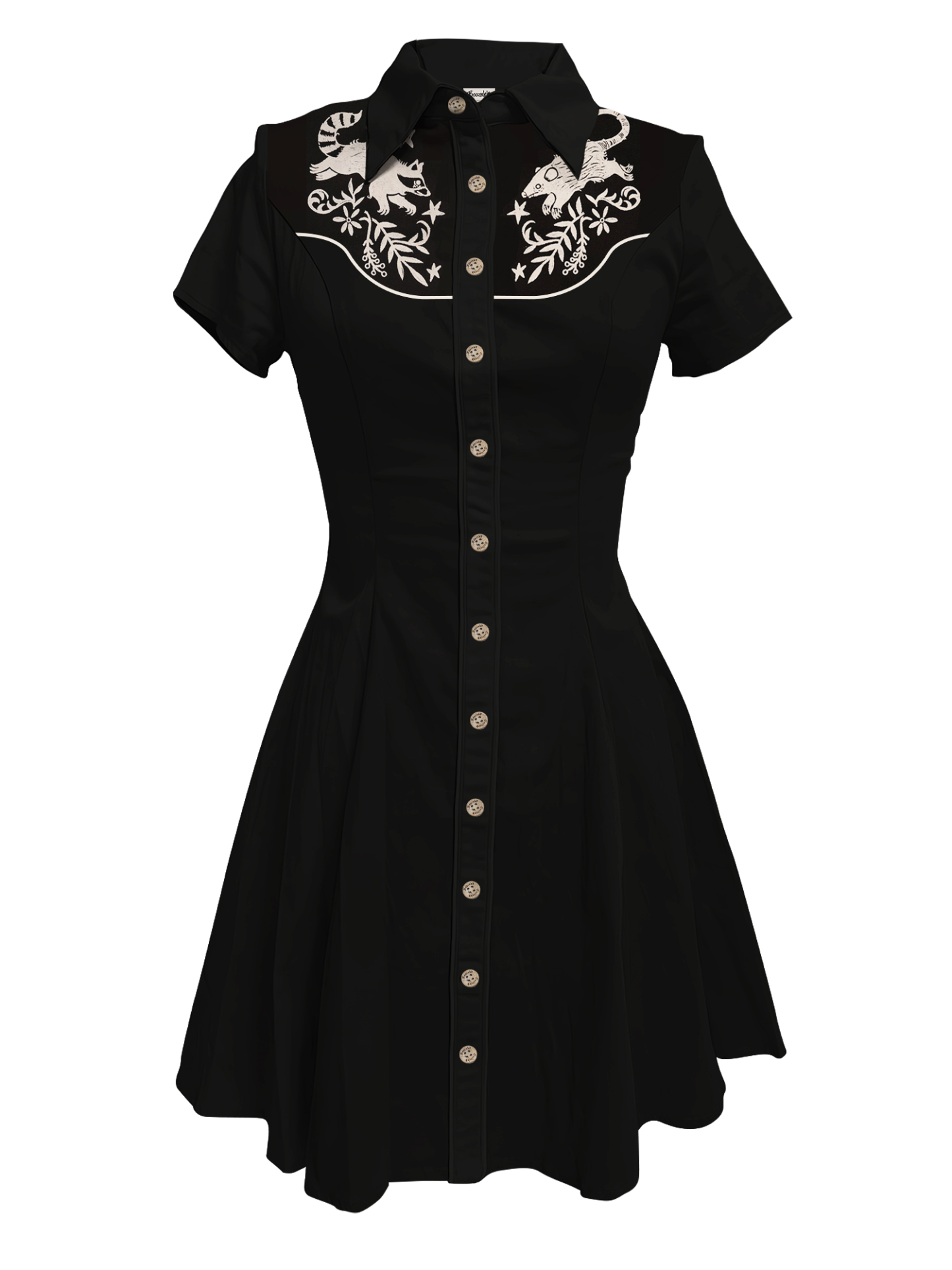 Raton laveur et opossum – Robe 100 % coton