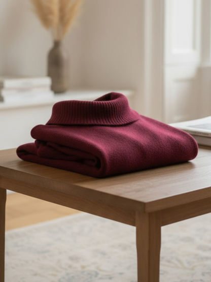 Nieuwe Aankomsten🔥 Dames Elegante Cowl Neck Zachte Brei Lange Mouw Tuniek Top - Ontspannen Pasvorm Herfst Winter Pullover