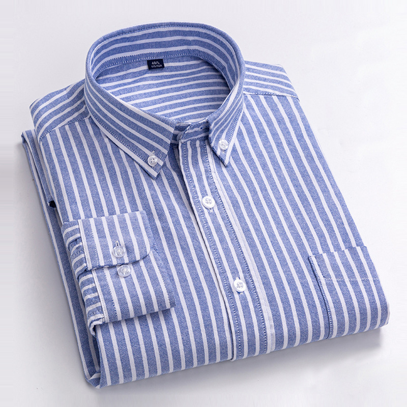 Chemise En Coton Oxford Résistante Aux Plis Pour Homme