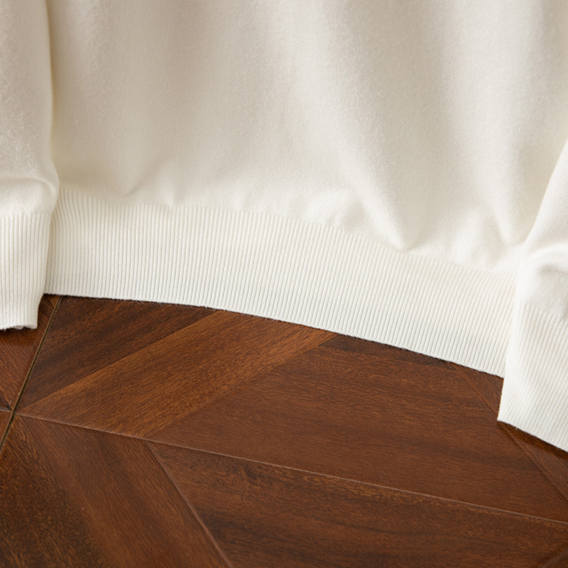 Pull en cachemire à manches longues pour homme