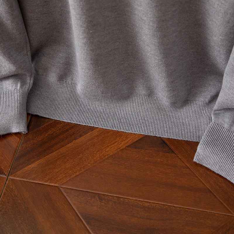 Pull en cachemire à manches longues pour homme