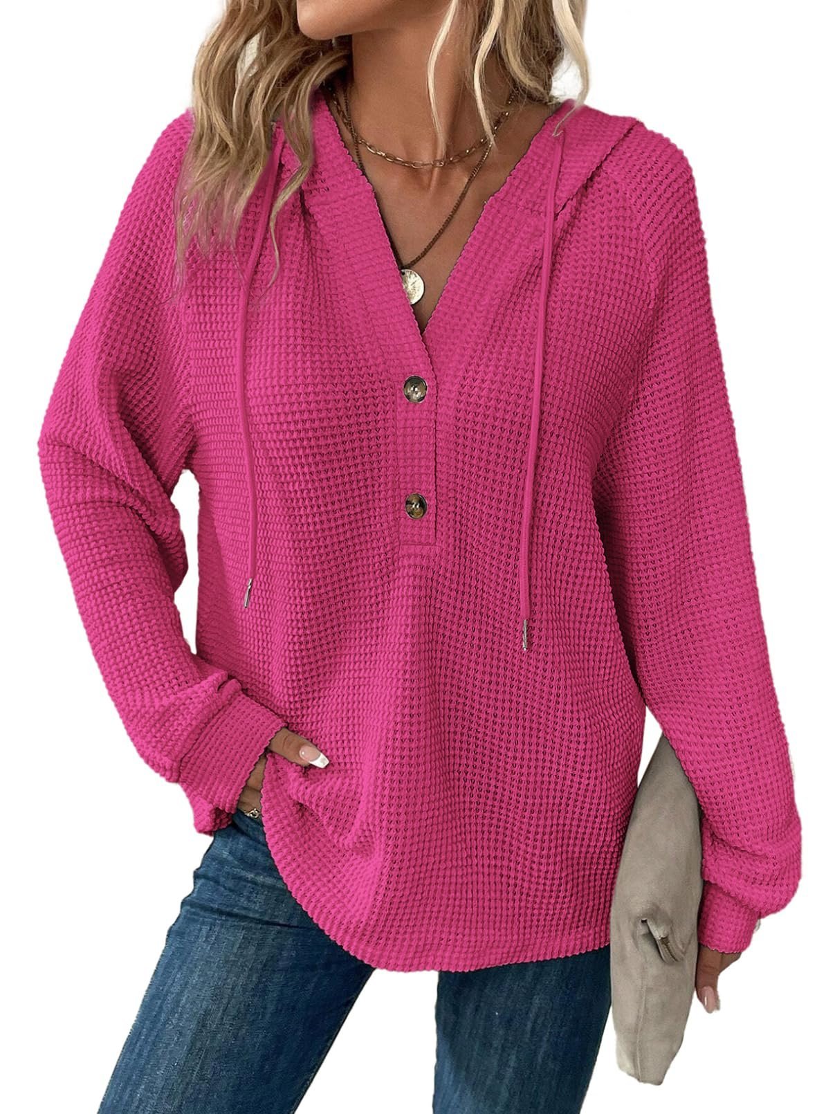 🔥 Sweatshirt décontracté à manches longues pour femme en tricot