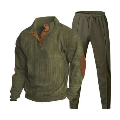Buitenkleding set voor mannen in kasjmier