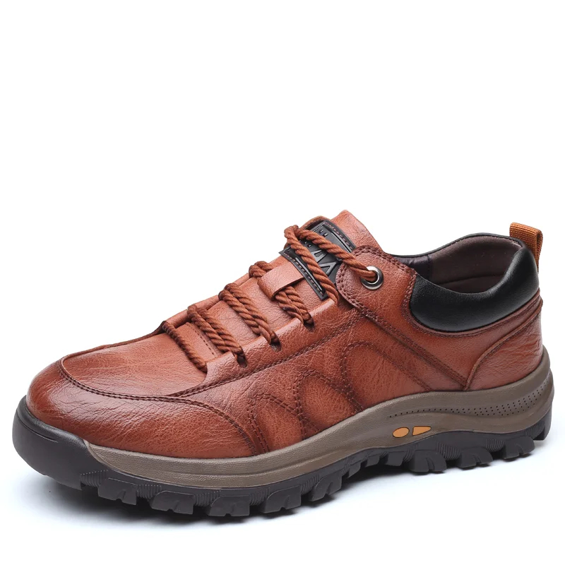 Chaussures orthopédiques légères pour hommes avec soutien de la voûte plantaire, imperméables et confortables pour la marche.