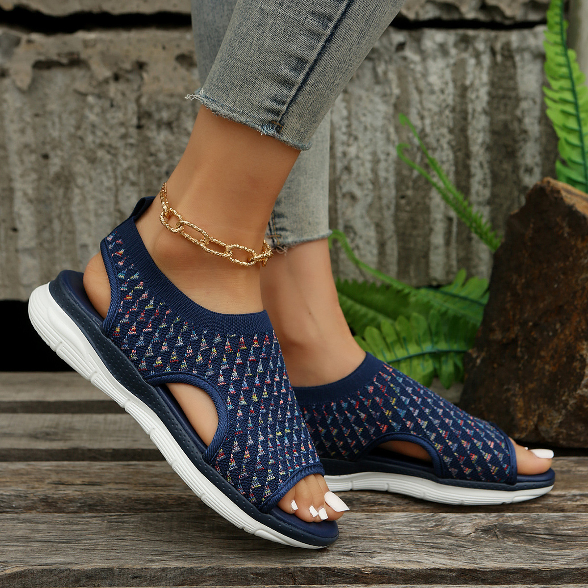 🔥Laatste dag van de promotie - 50% korting - Ultra comfortabele en hoogwaardige orthopedische sport sandalen met elastische band 2024