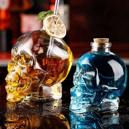 ✨DERNIER JOUR : -49 %🔥 – 🎁Bouteille de whisky amusante en forme de crâne
