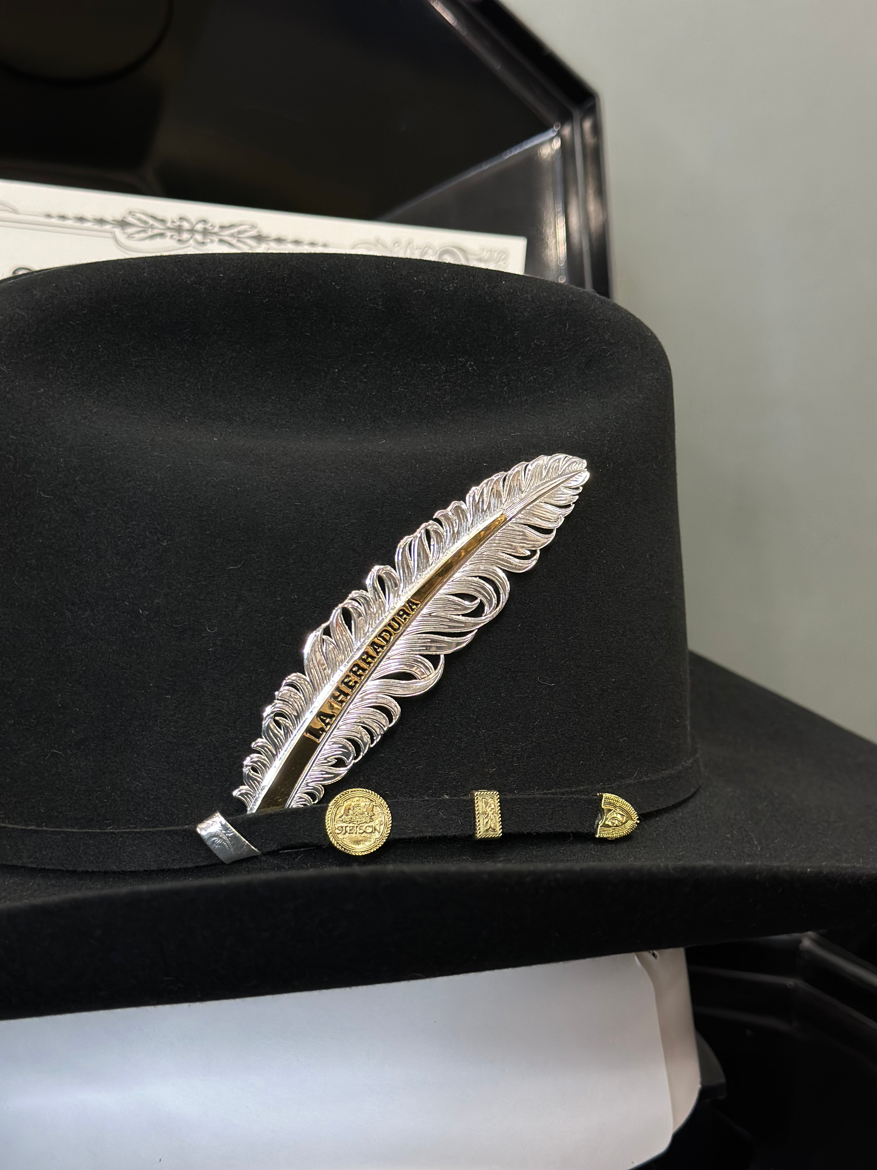 Édition limitée🔥cowboy Hat 100x Président noir / Black Copa Alta