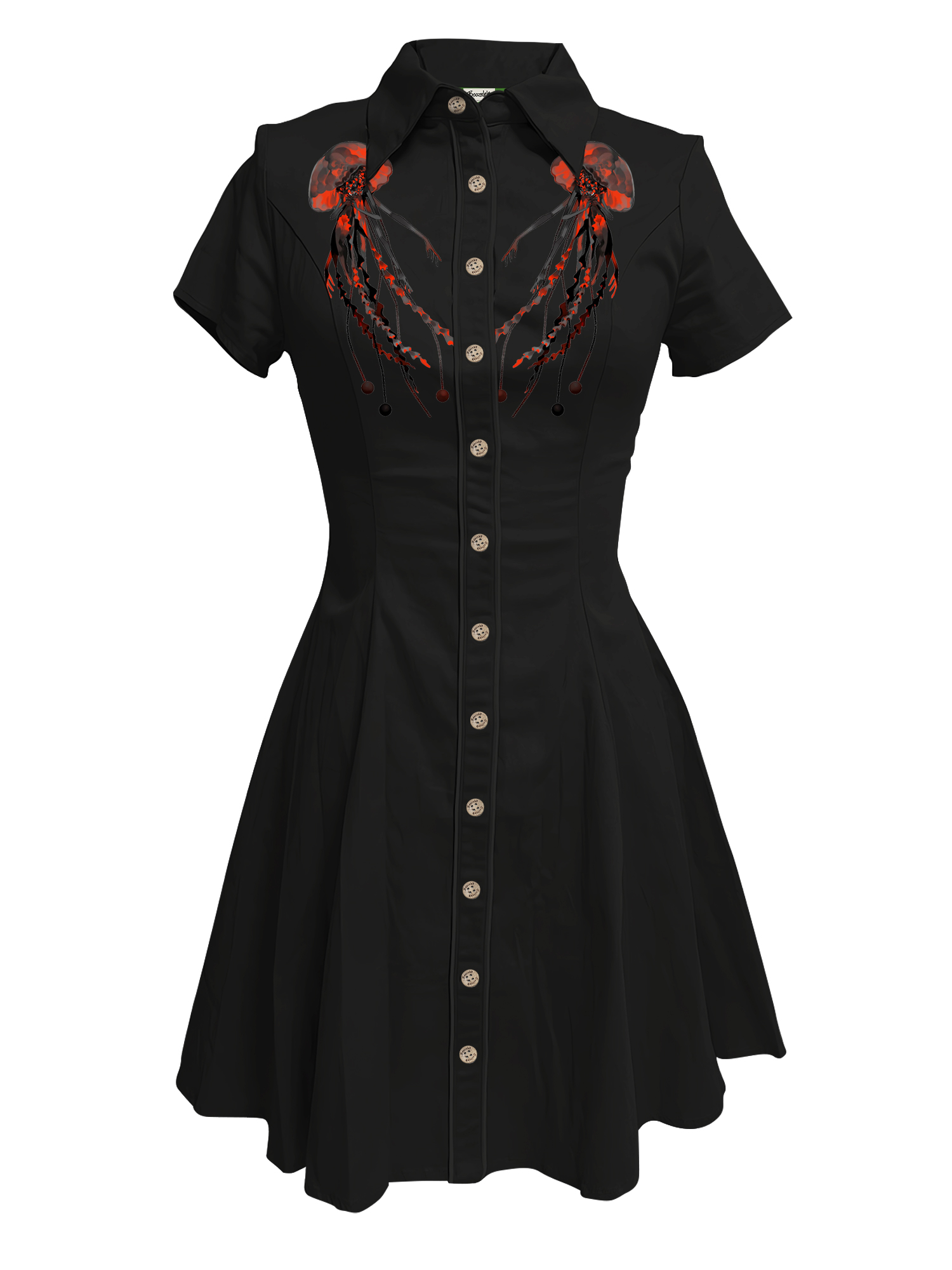 Méduse Rétro – Robe 100 % Coton