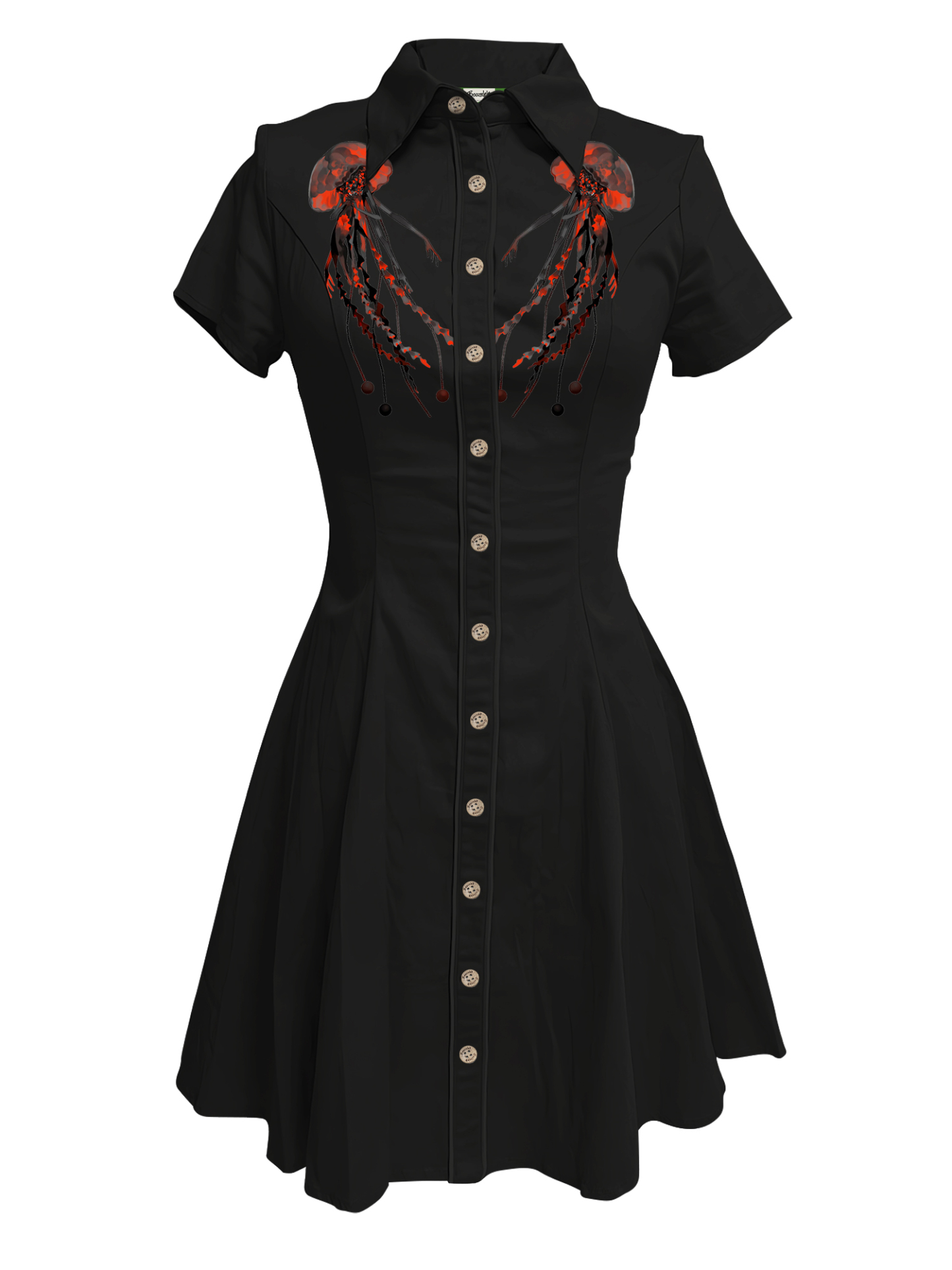 Méduse Rétro – Robe 100 % Coton