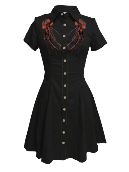 Méduse Rétro – Robe 100 % Coton
