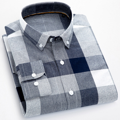 Chemise En Coton Oxford Résistante Aux Plis Pour Homme