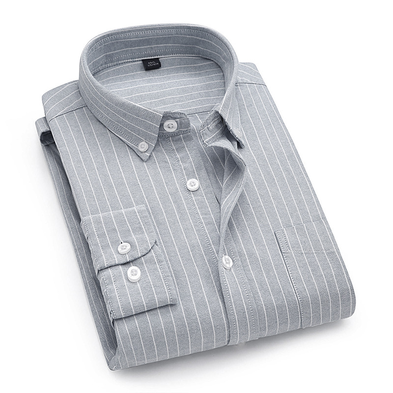 Chemise En Coton Oxford Résistante Aux Plis Pour Homme