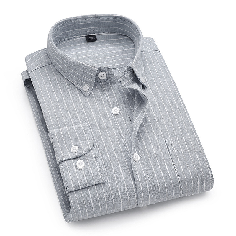 Chemise En Coton Oxford Résistante Aux Plis Pour Homme